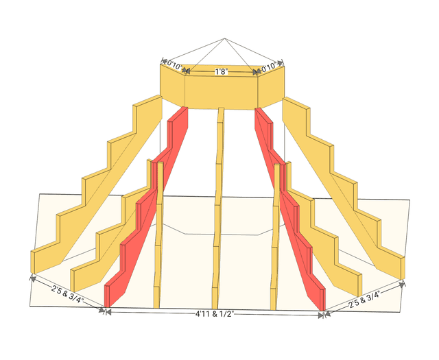 How To Calculate Corner Deck Stairs With The RedX Stairs App